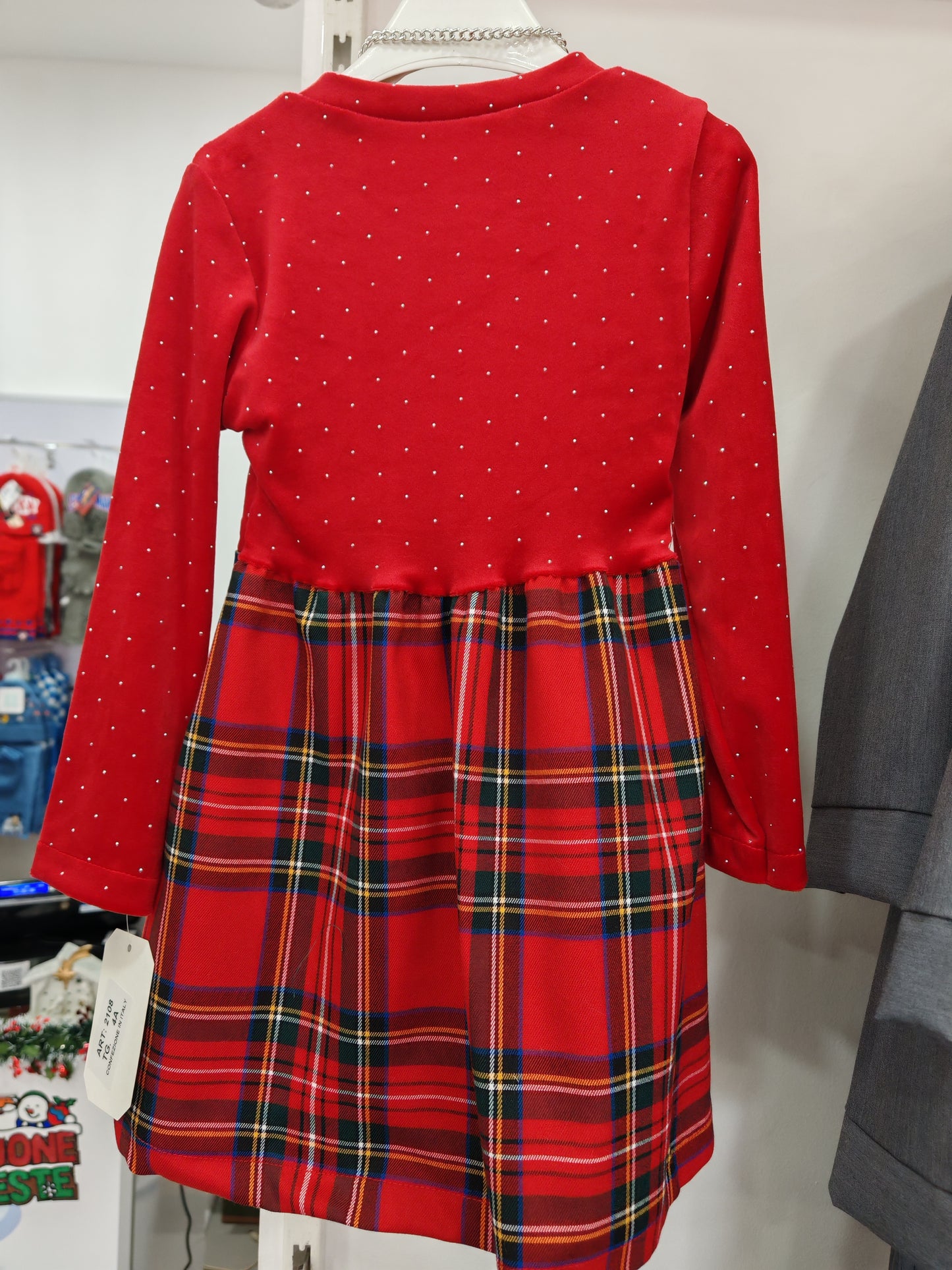 COMPLETO SCOTTISH STRASS CON BORSETTA