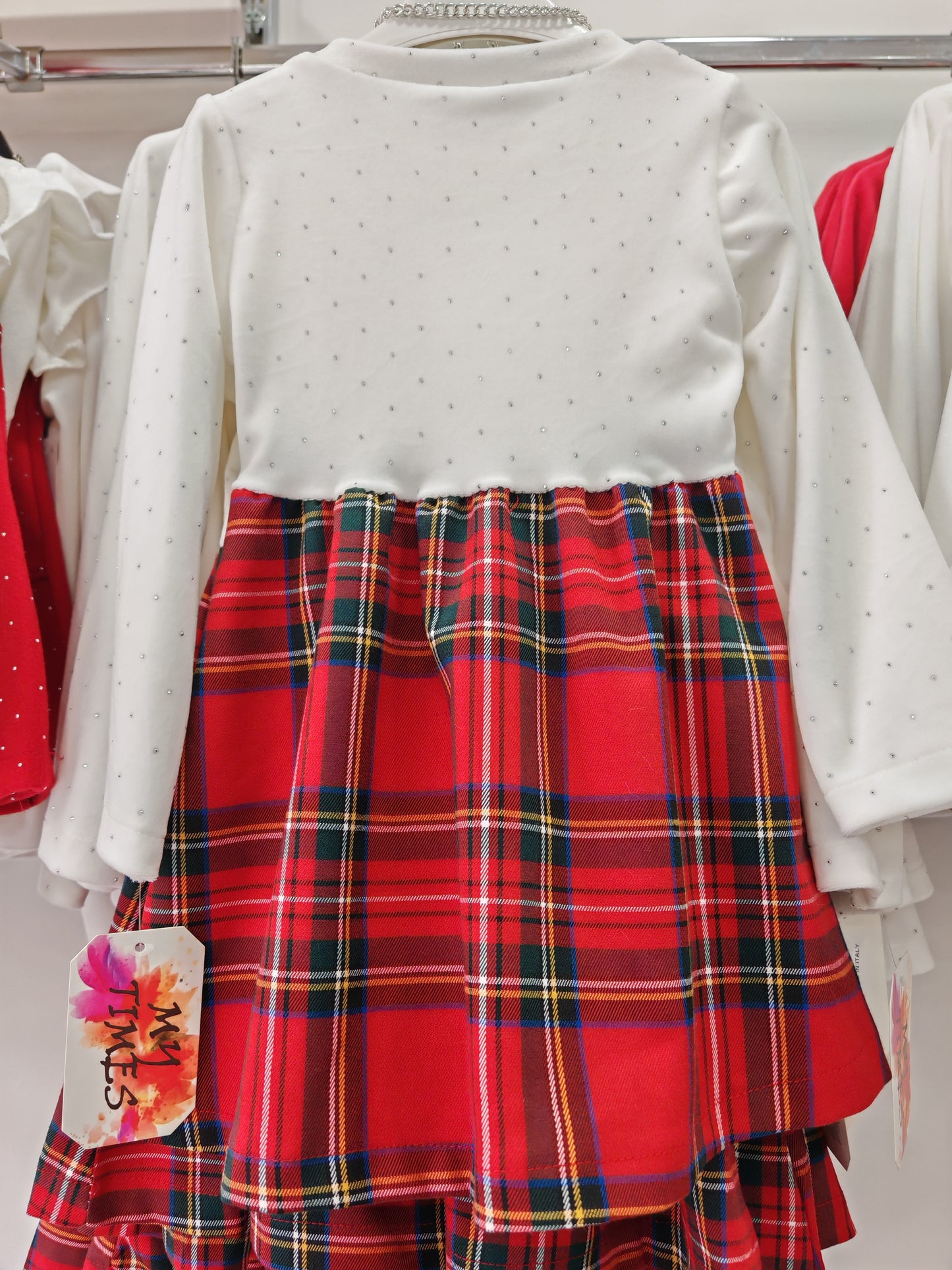 COMPLETO SCOTTISH STRASS CON BORSETTA