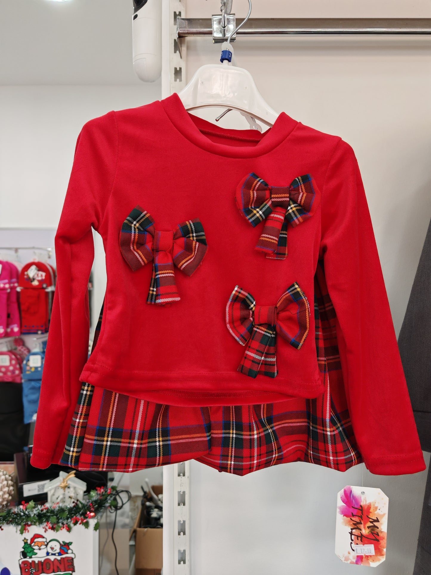 COMPLETO 3 FIOCCHI XMAS