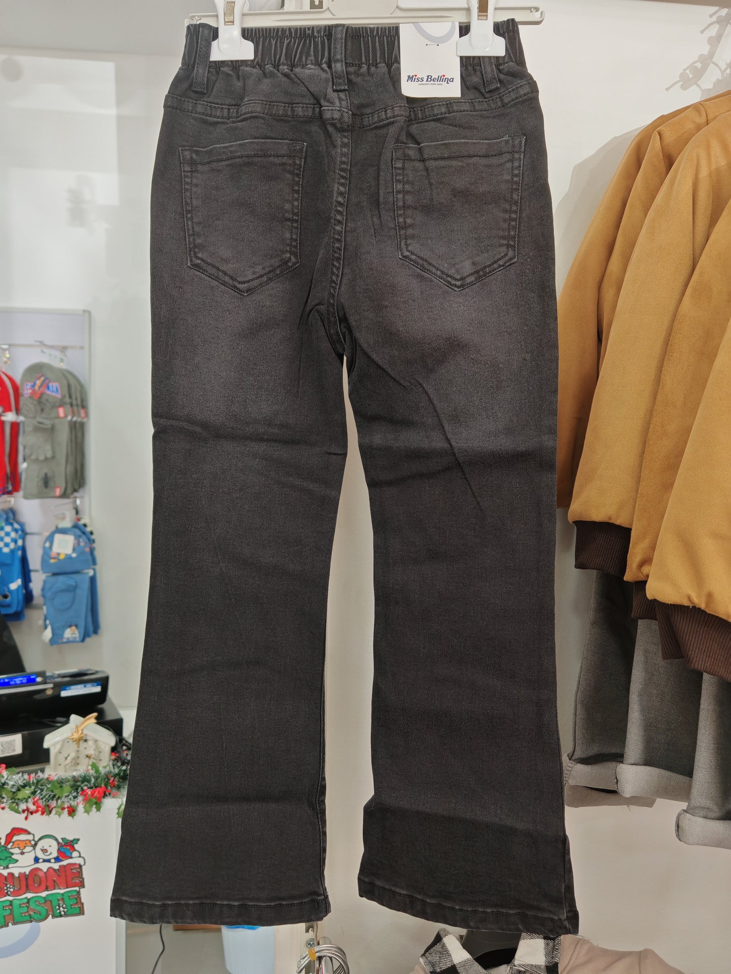 JEANS MISS BLACK STRASS