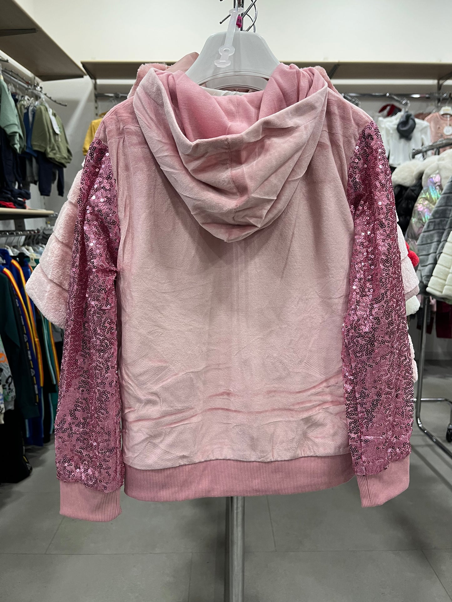 COMPLETO LOVE PINK STRAWS  ROSA  3 PEZZI