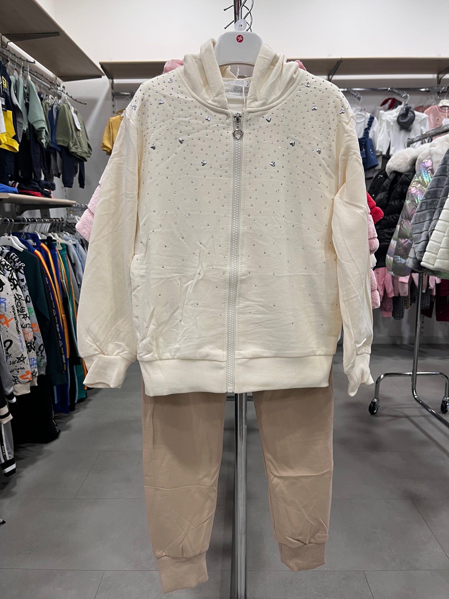 COMPLETO BEAUTY CUORICINI 3 PEZZI