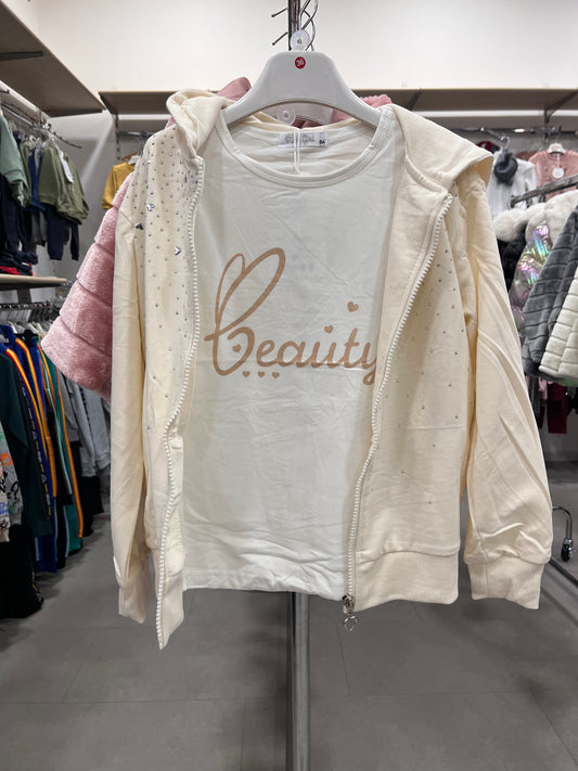 COMPLETO BEAUTY CUORICINI 3 PEZZI