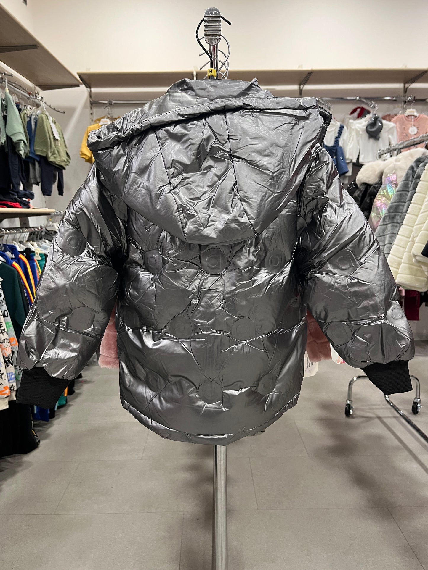 GIUBBOTTO SILVER CORSIVE