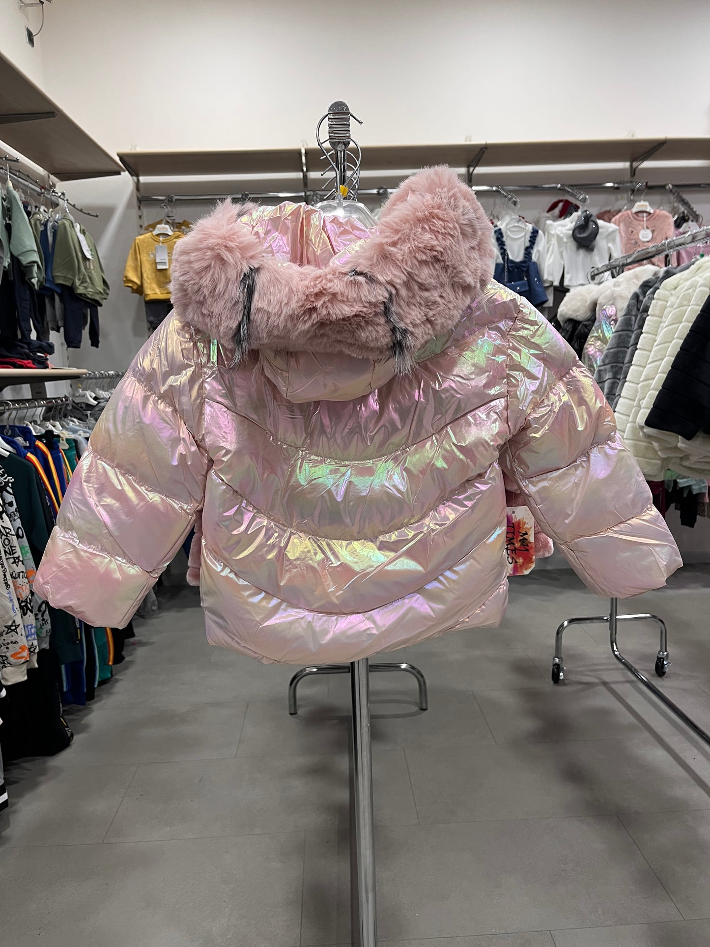 GIUBBOTTO PINK RAINBOW