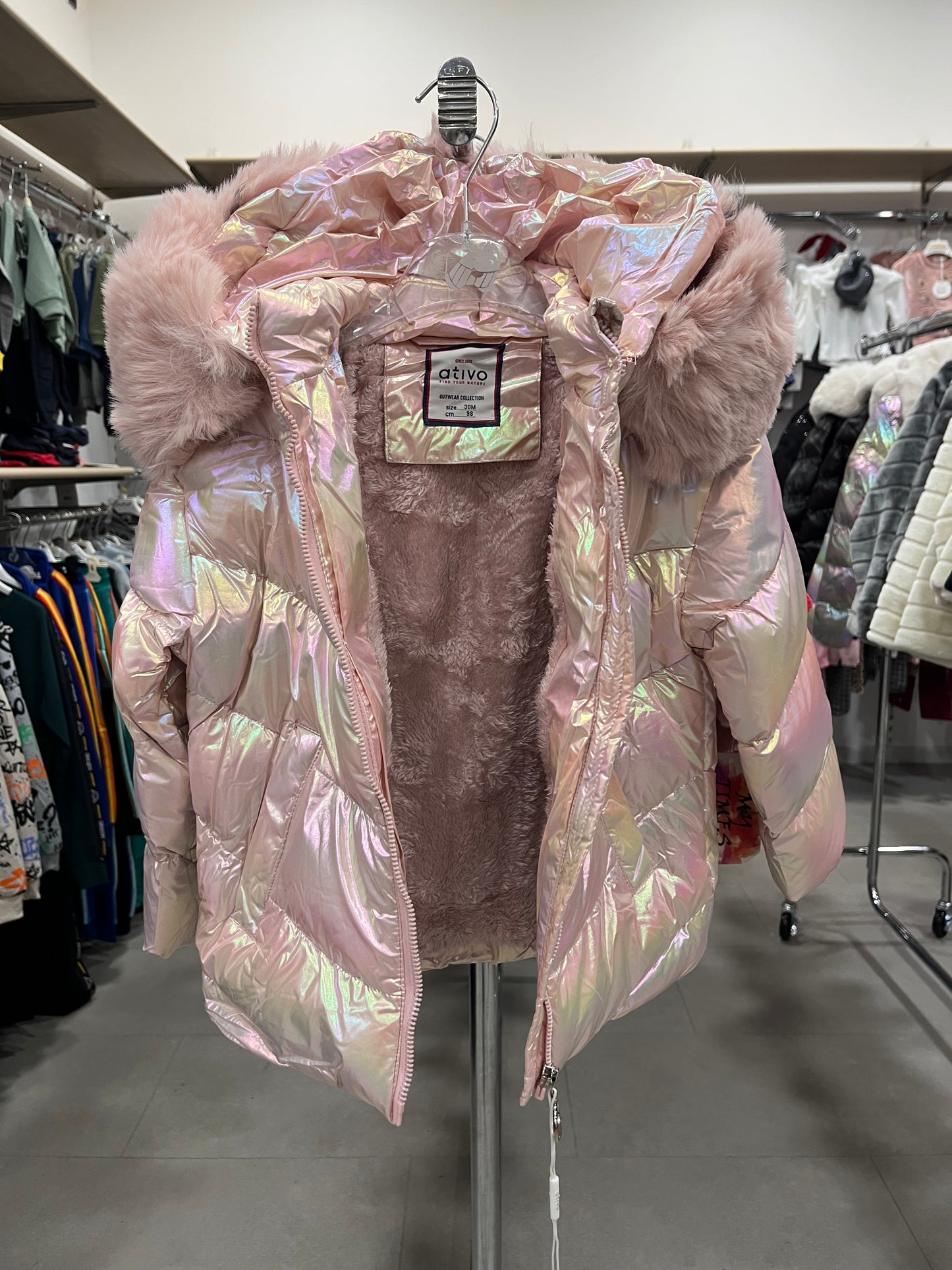 GIUBBOTTO PINK RAINBOW