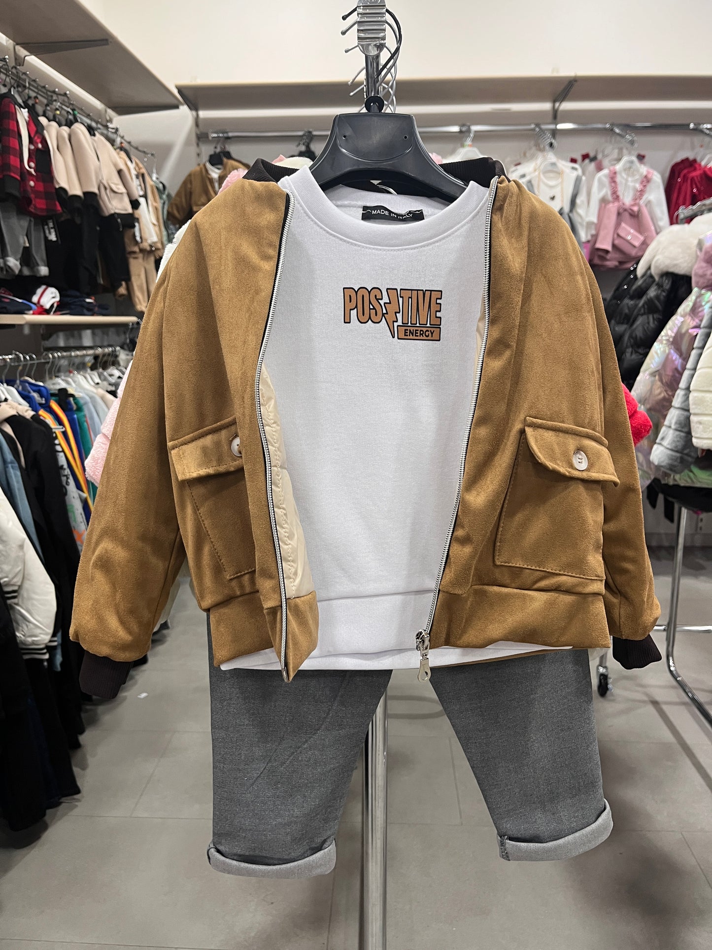 COMPLETO POSITIVE ENERGY CAMOSCIO