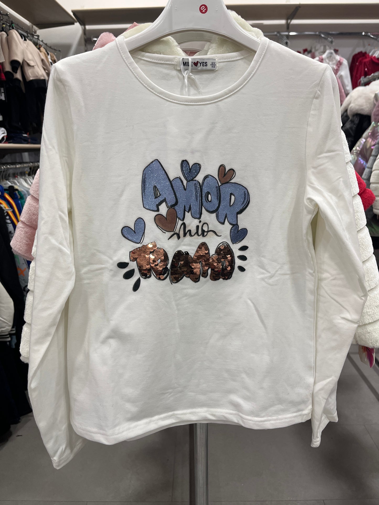 MAGLIA AMOR MIO "TEAMO"