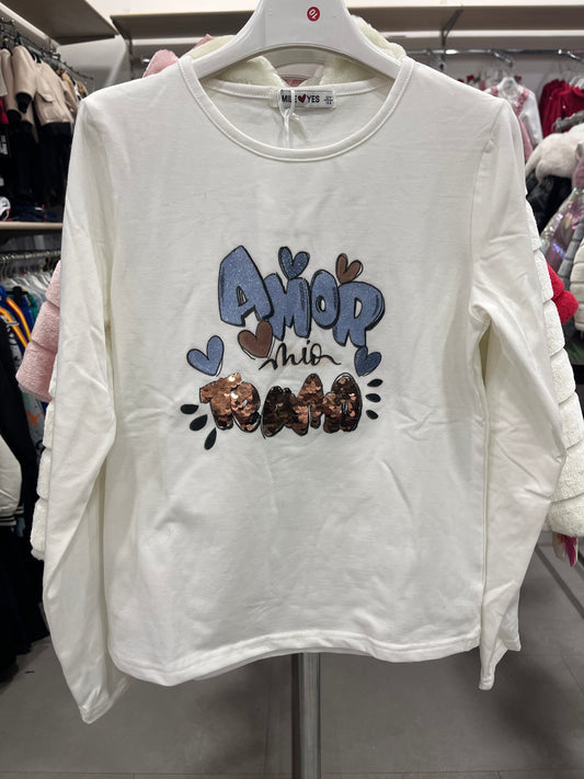 MAGLIA AMOR MIO "TEAMO"