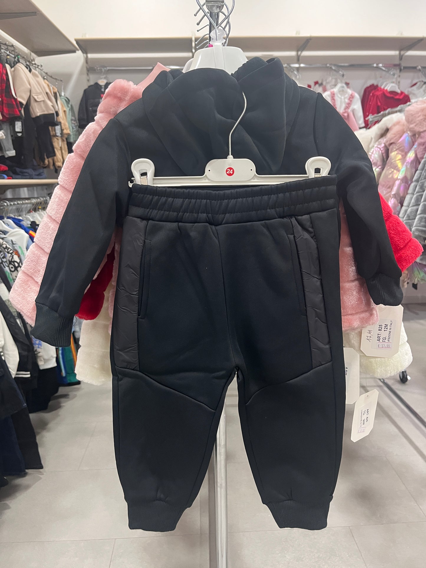 TUTA  ZIP CON CAPPUCCIO 3 PEZZI NINJA JUST ME