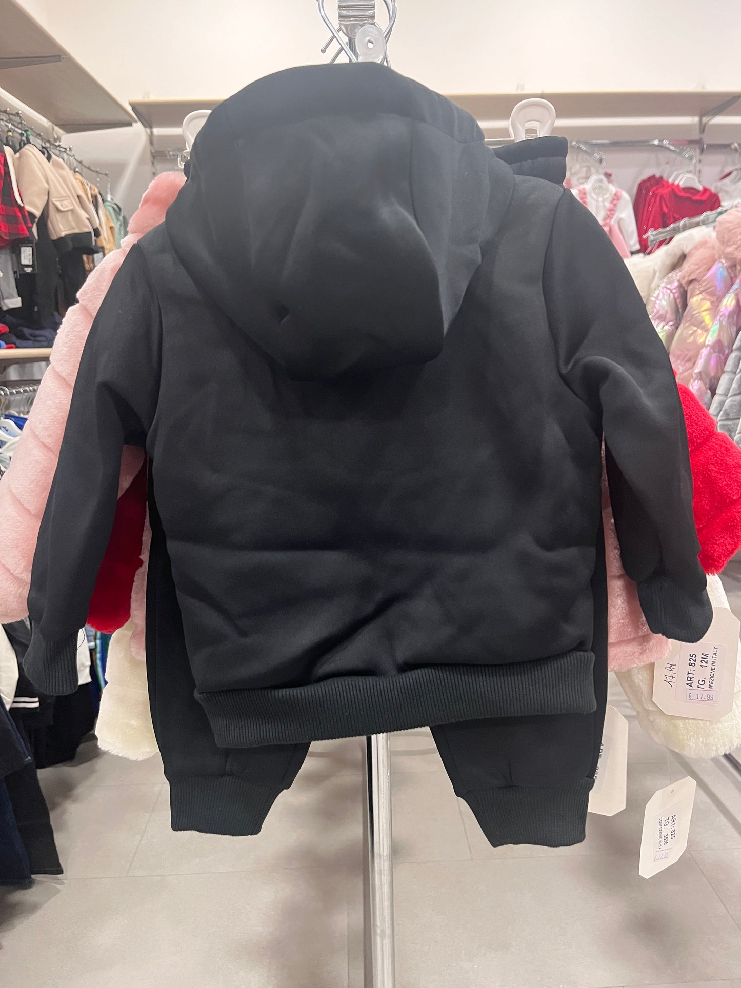 TUTA  ZIP CON CAPPUCCIO 3 PEZZI NINJA JUST ME