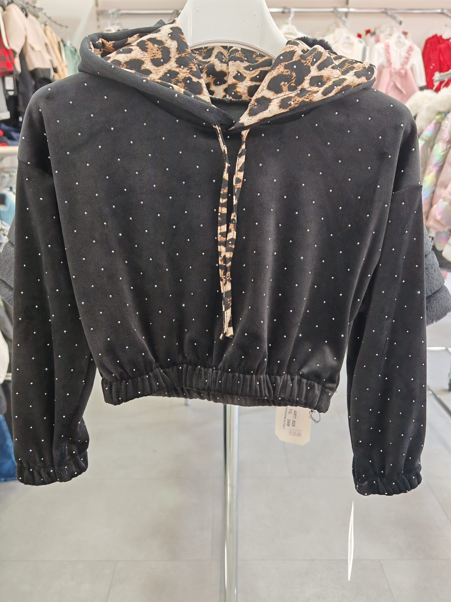 COMPLETO LEOPARD STRASS