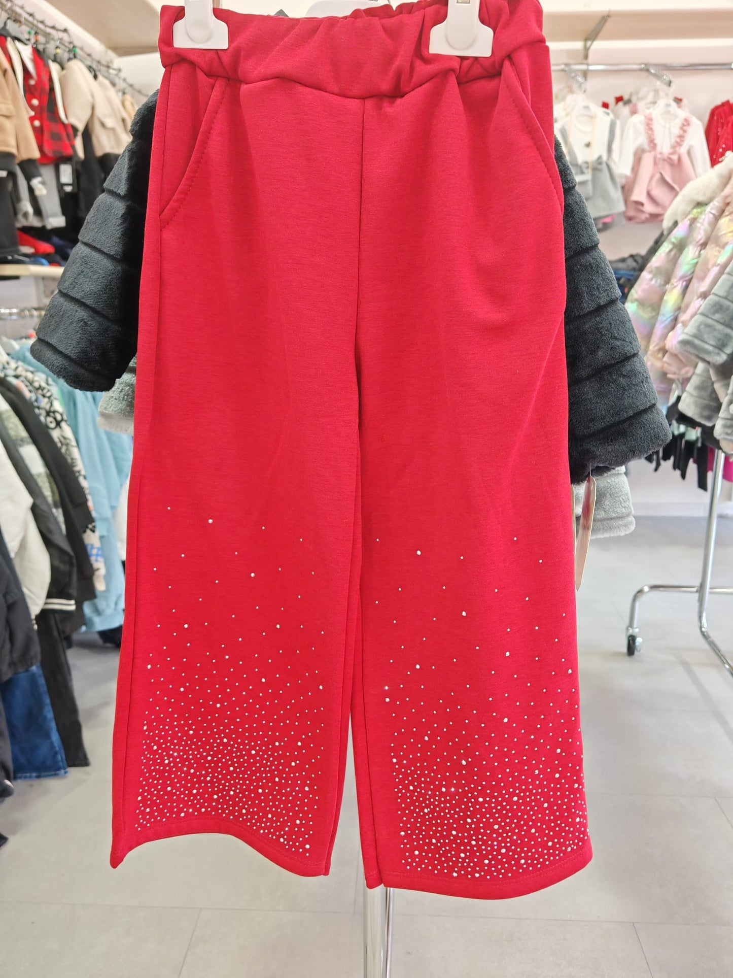 COMPLETO PIOGGIA DI STRASS