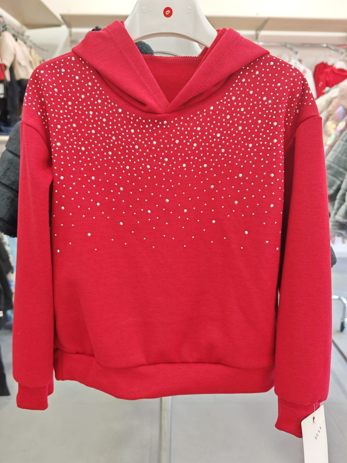 COMPLETO PIOGGIA DI STRASS