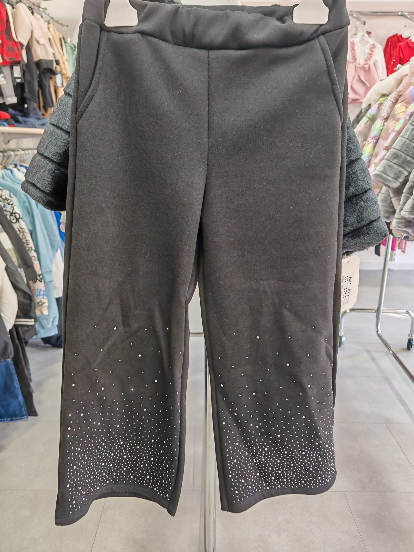 COMPLETO PIOGGIA DI STRASS