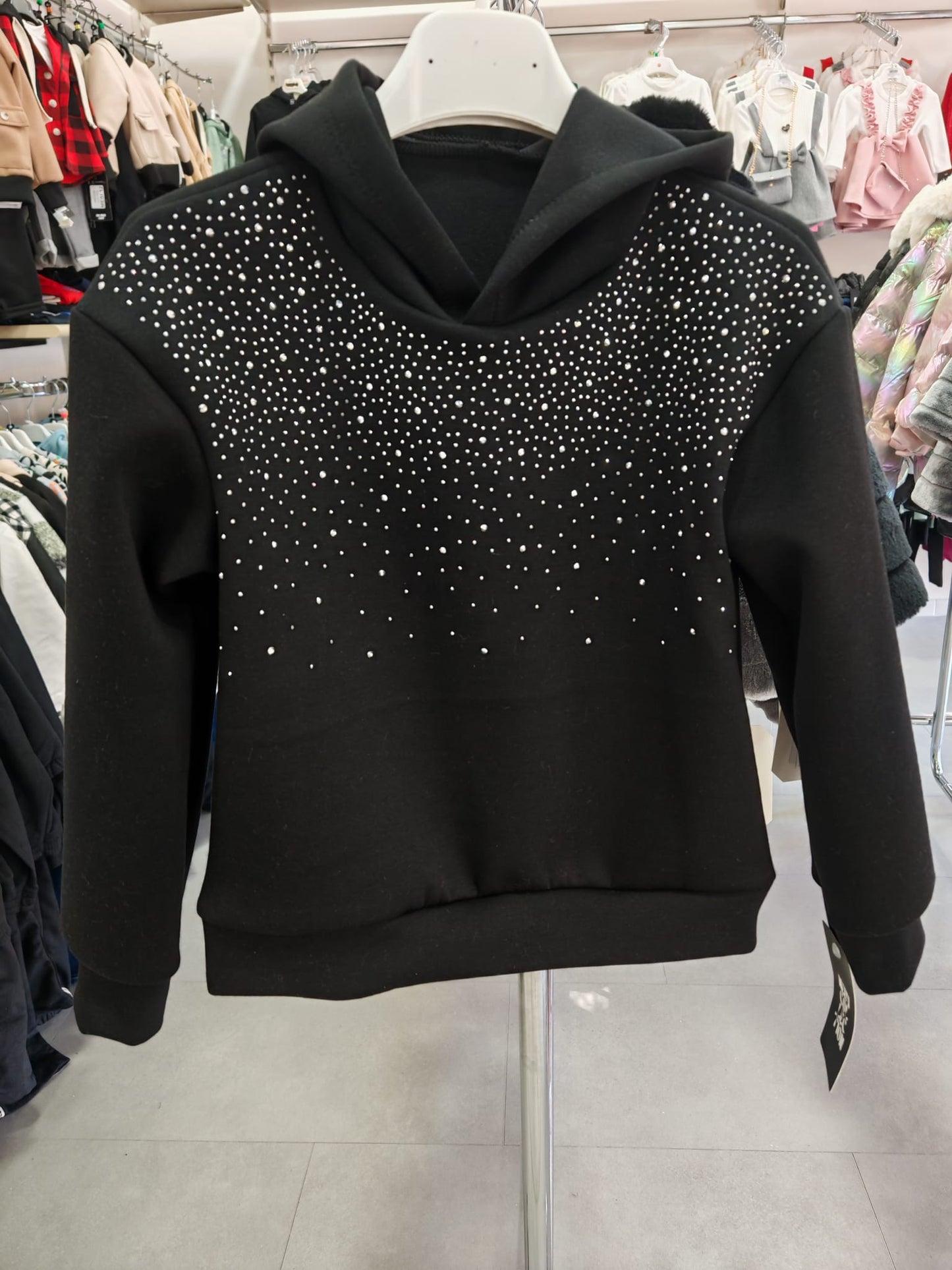 COMPLETO PIOGGIA DI STRASS